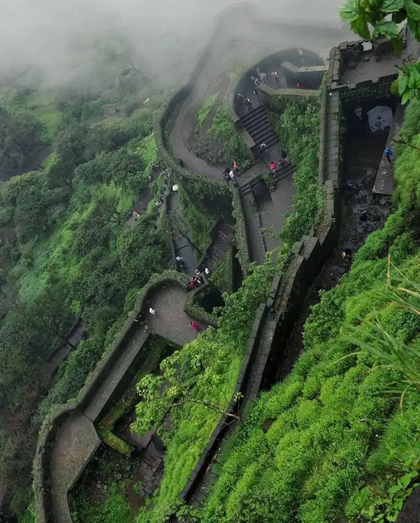 lohagad fort best place to visit in rainy season in virar - Best Place to Visit in Rainy Season in Virar, Maharashtra